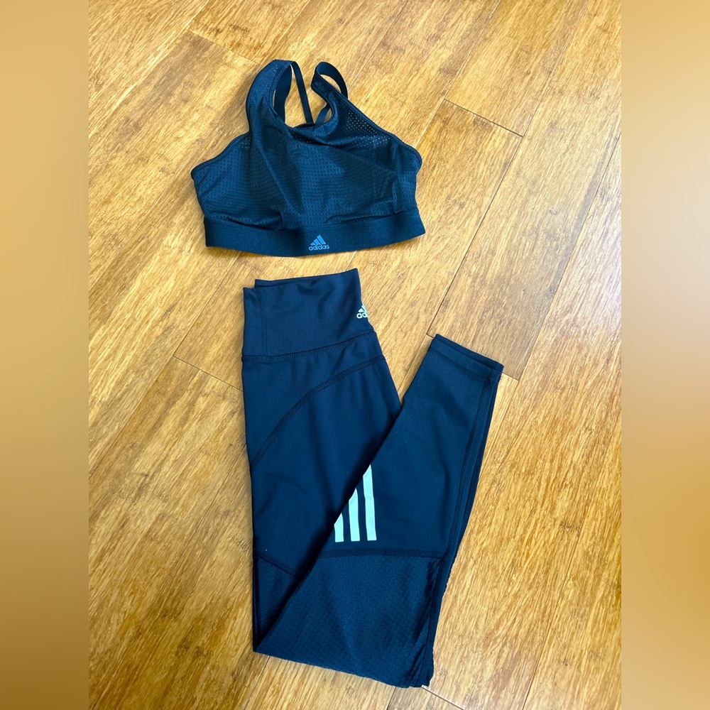 Adidas workout set in size xs
